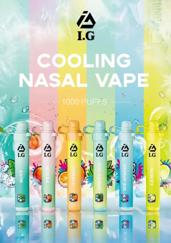 I.G 夏威夷1000口 鼻通 鼻吸薄荷棒 便攜輕巧機身 涼感提神 外出使用推薦 台灣現貨